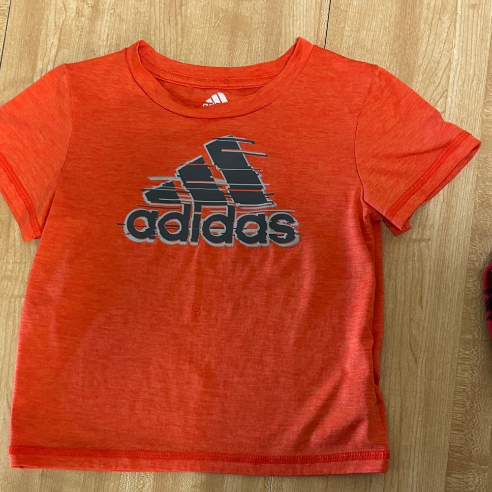 Adidas Kids Vibrant Red Tee